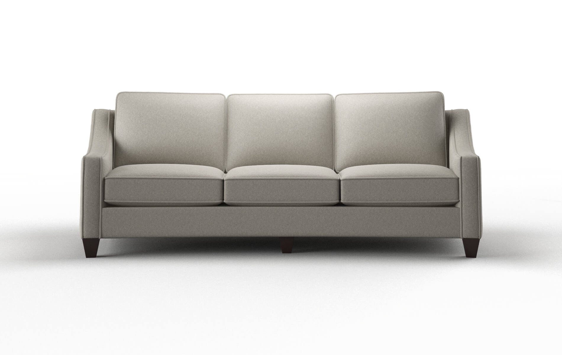 Sanda Oscar Silver Sofa espresso legs 1