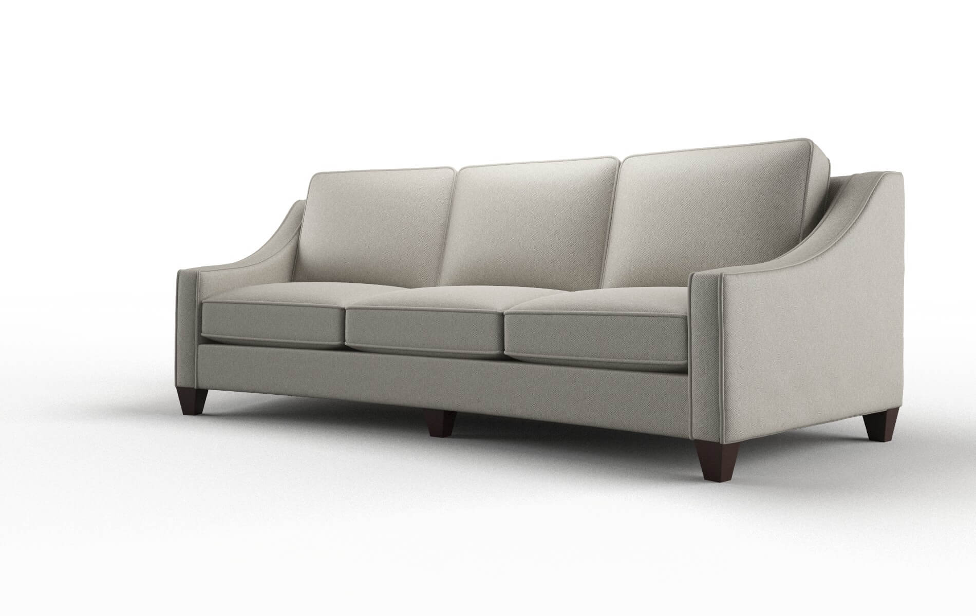Sanda Oscar Silver Sofa espresso legs 4