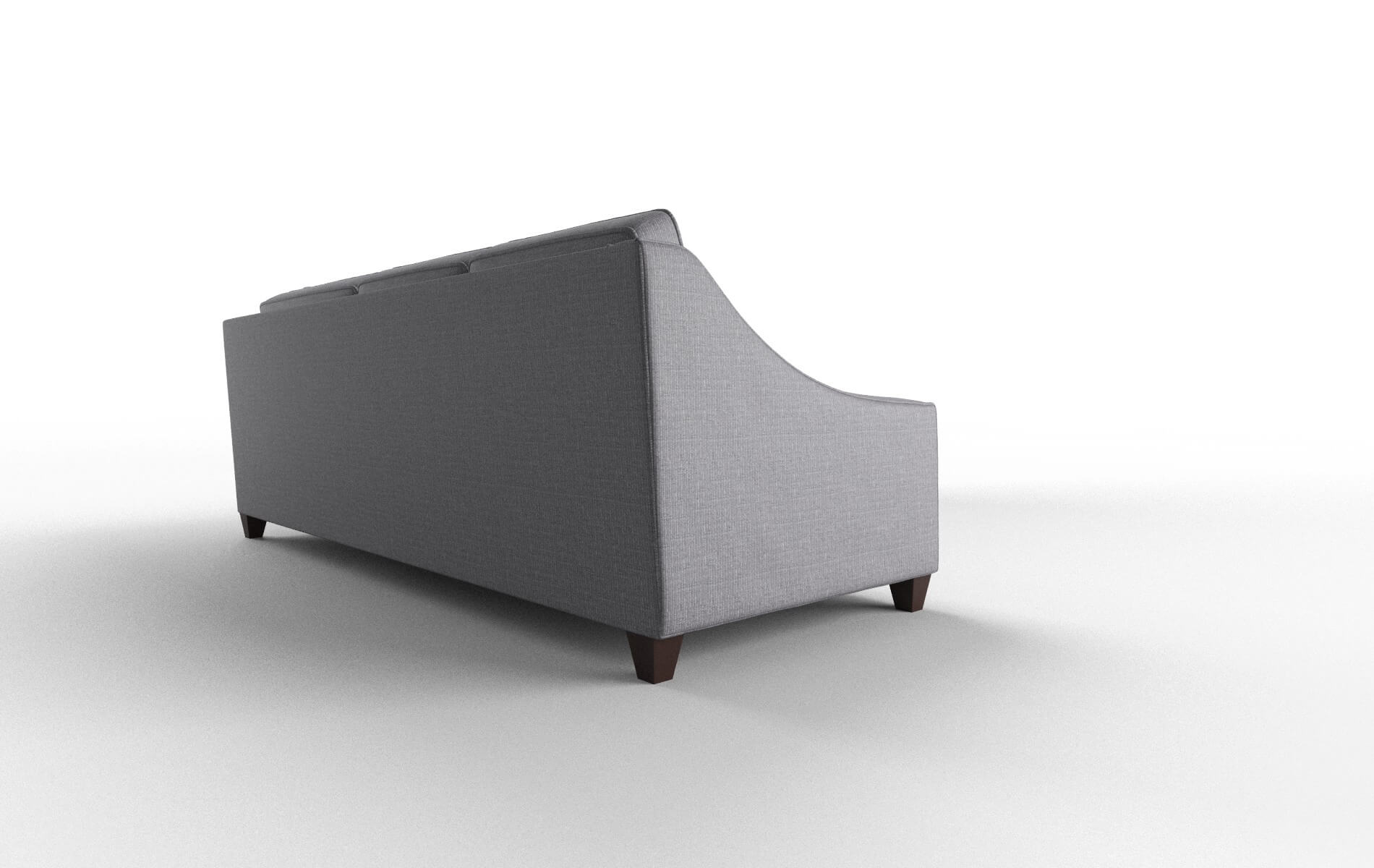 Sanda Parker Ash Sectional espresso legs 3