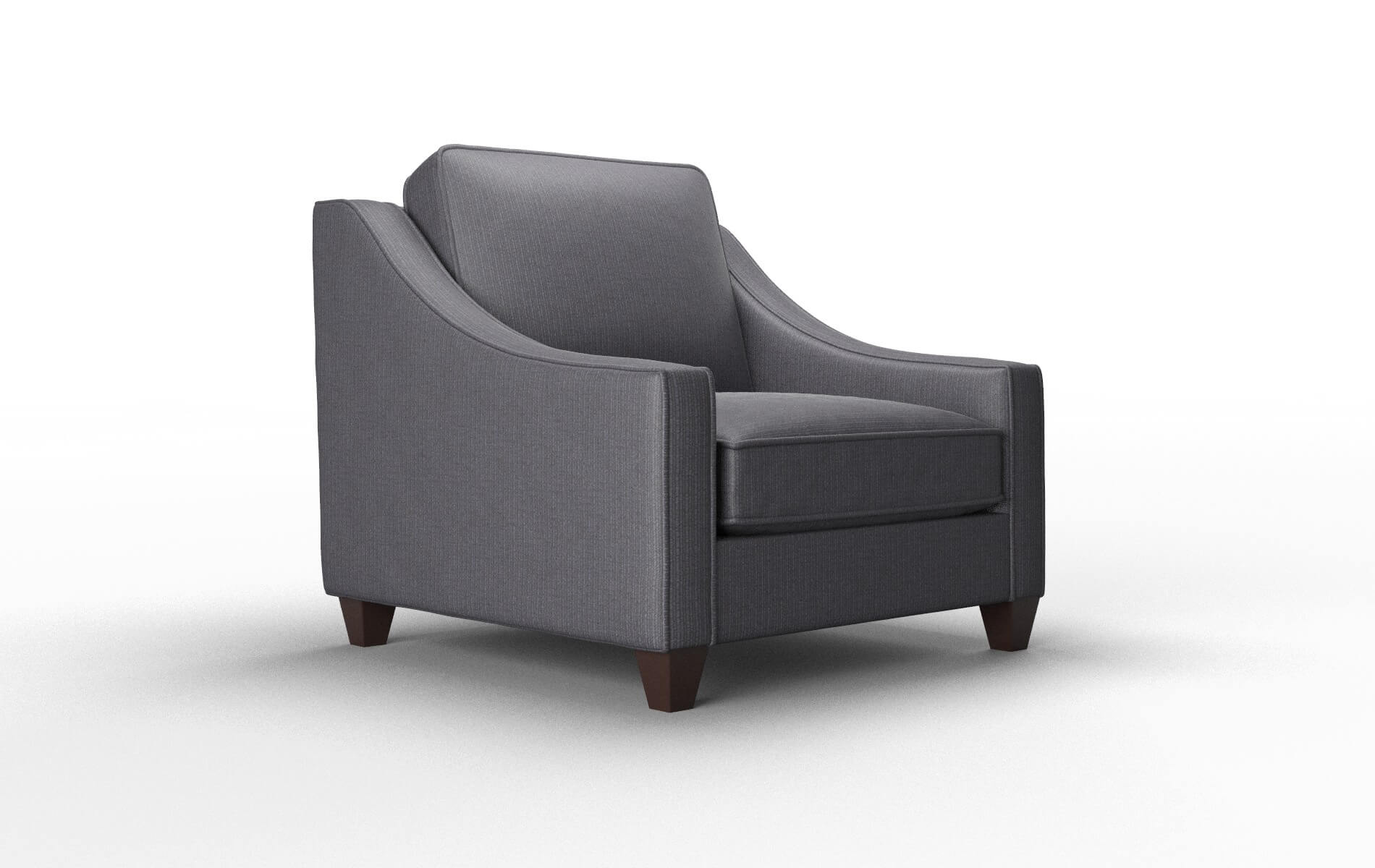Sanda Parker Charcoal Chair espresso legs 2