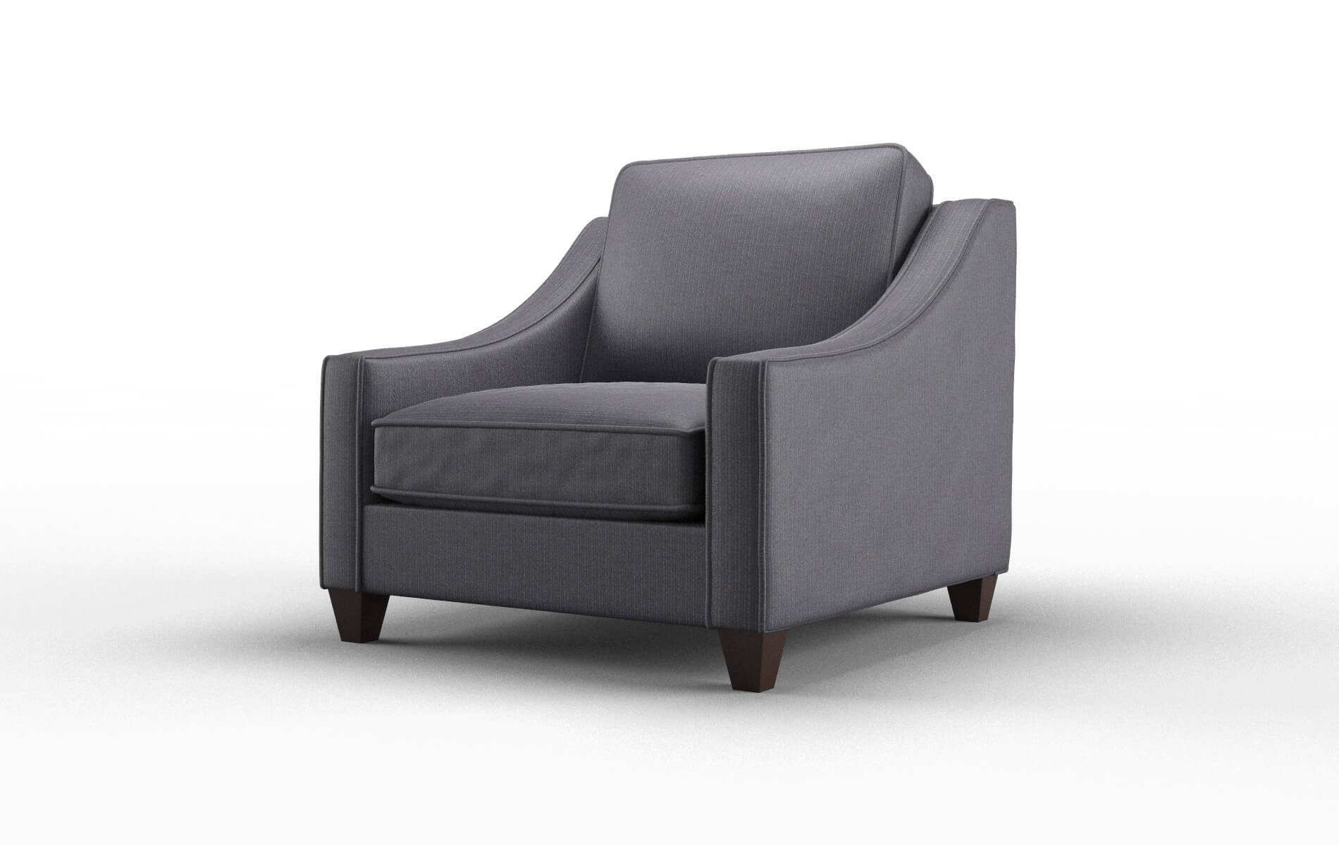 Sanda Parker Charcoal Chair espresso legs 4