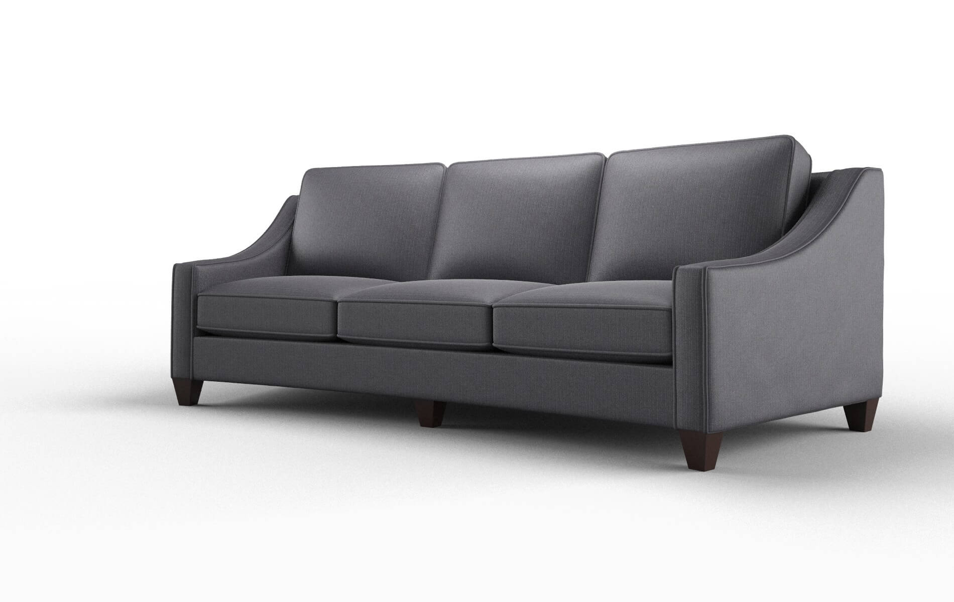 Sanda Parker Charcoal Sofa espresso legs 4