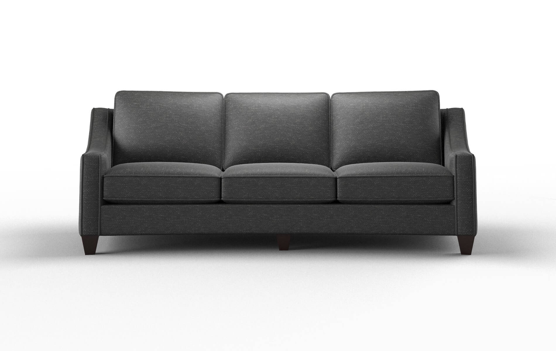 Sanda Phoenix Charcoal Sofa espresso legs 1