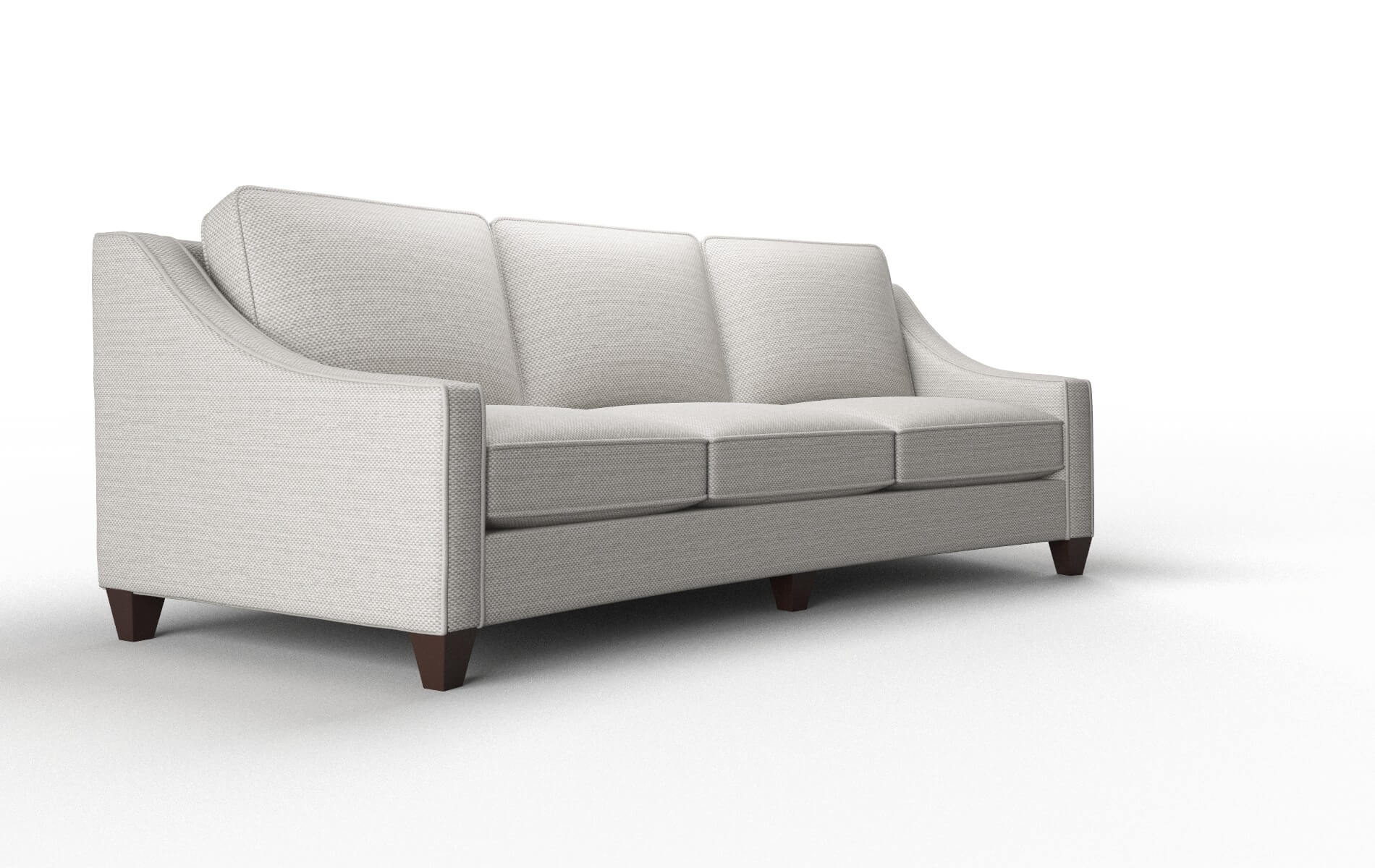 Sanda Phoenix Silver Sofa espresso legs 2