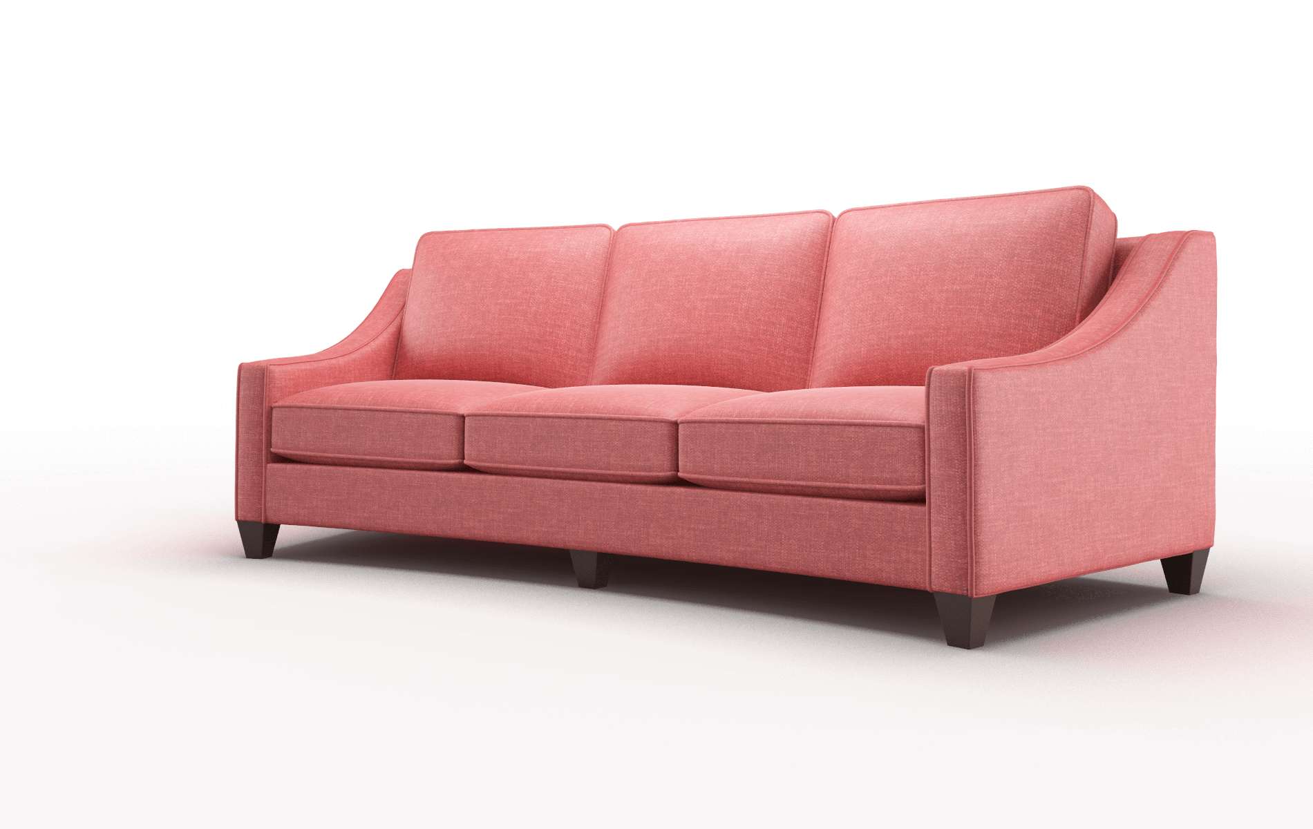 Sanda Portland Berry Sofa espresso legs 4