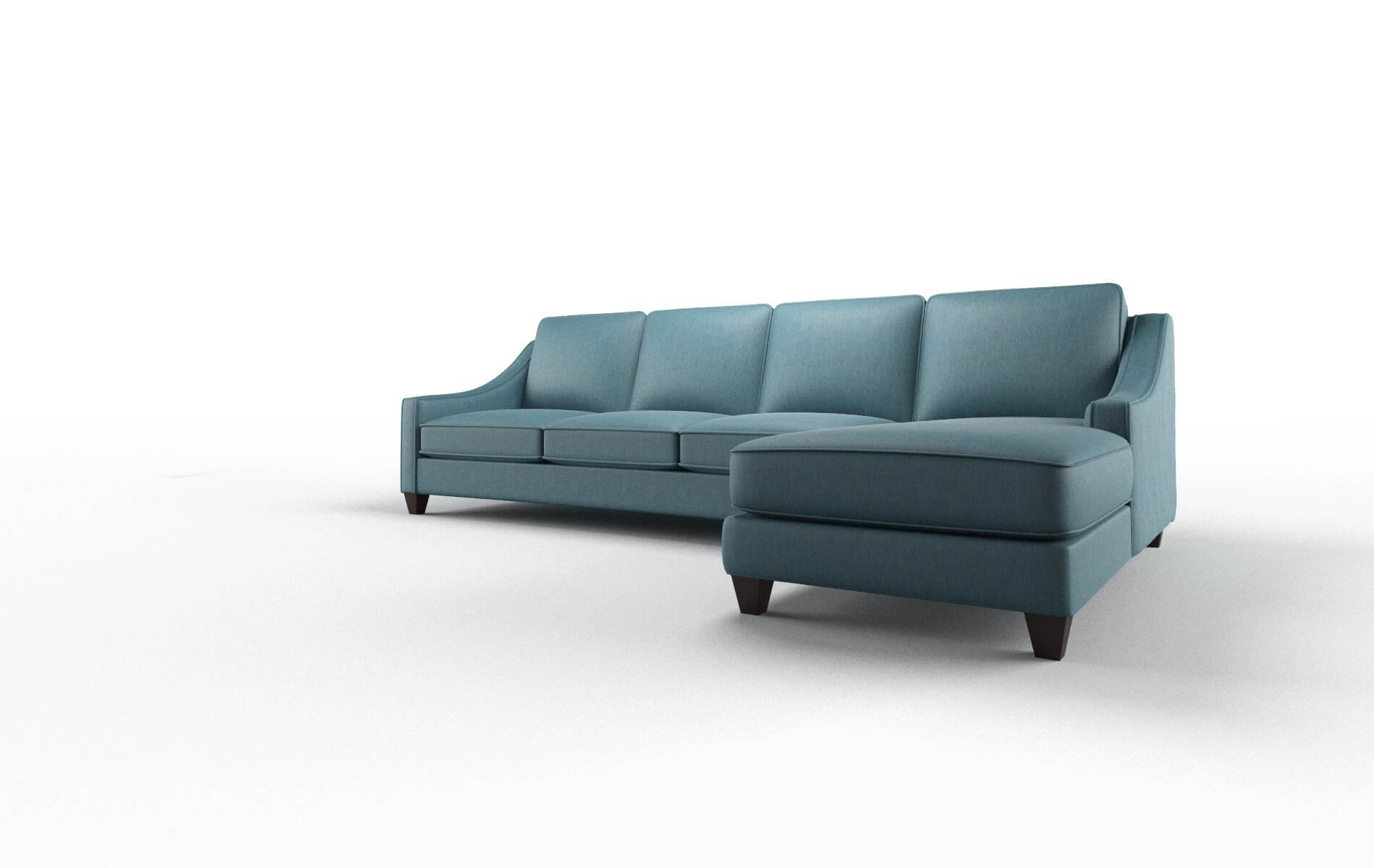 Sanda Portland Prussian Panel espresso legs 4