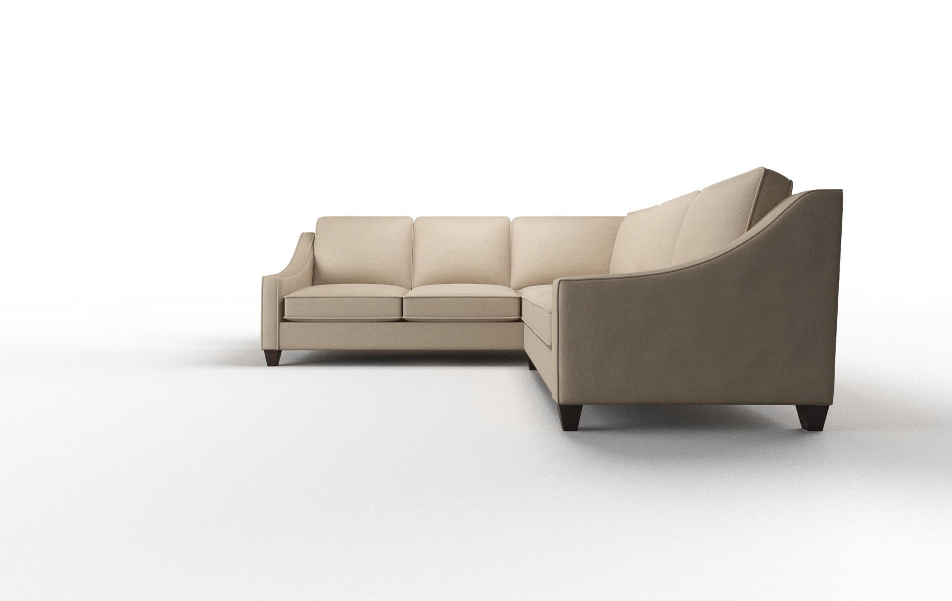 Sanda Rocket Cappuccino Sectional espresso legs 5