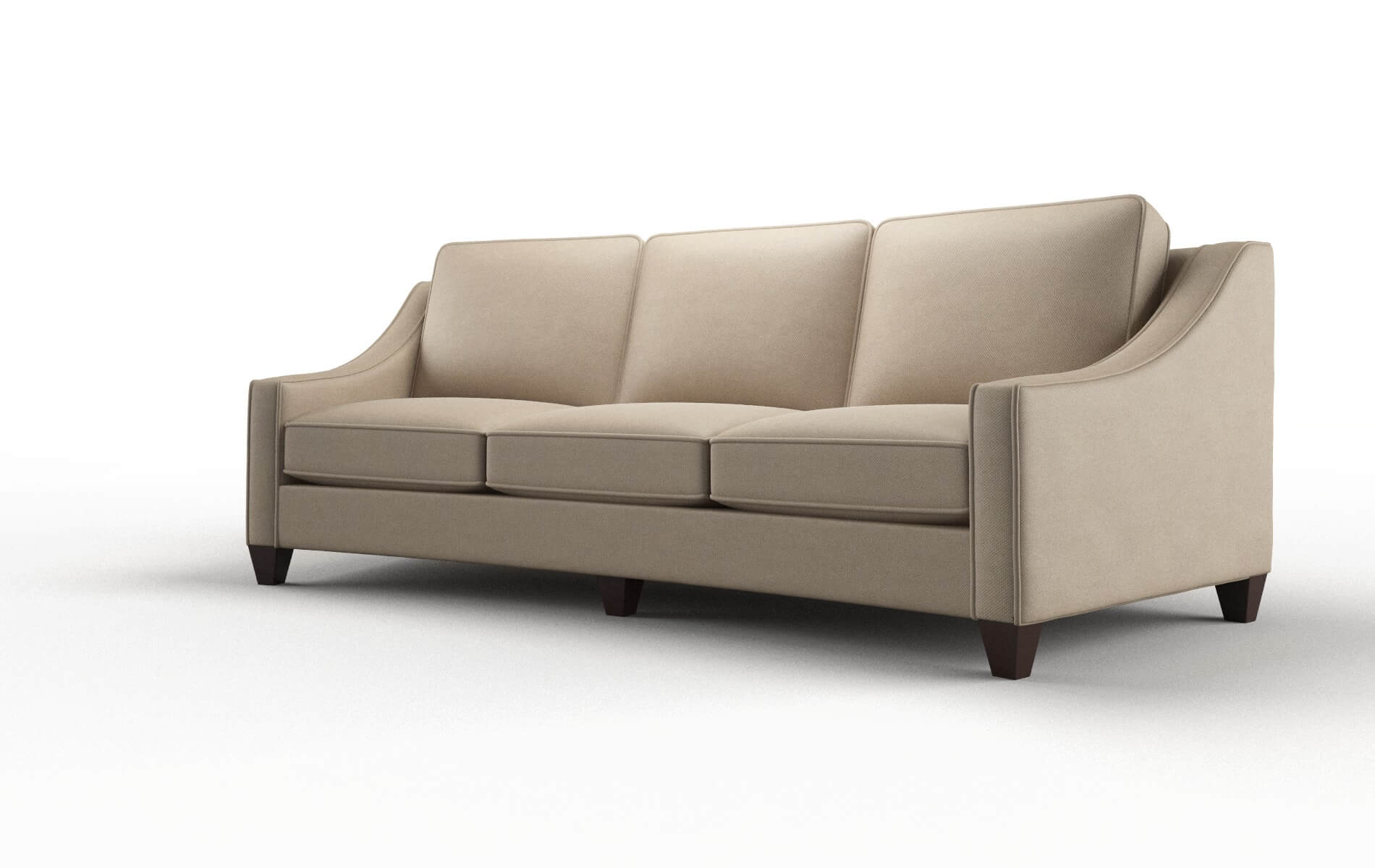 Sanda Rocket Cappuccino Sofa espresso legs 4