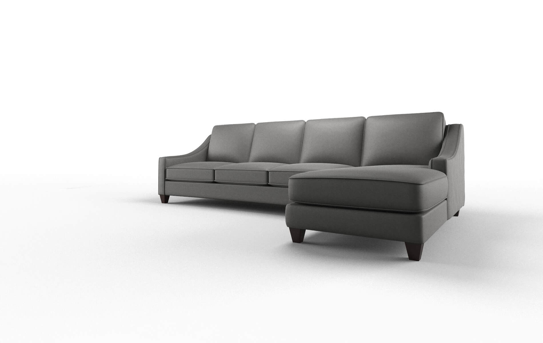 Sanda Rocket Charcoal Panel espresso legs 4