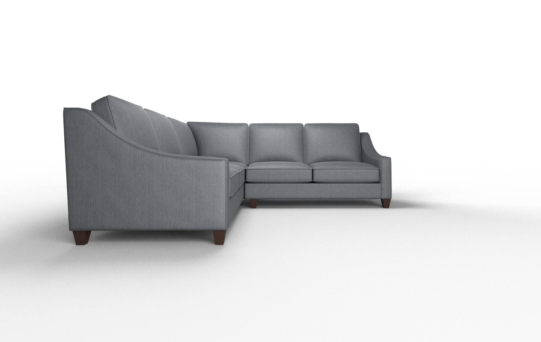 Sanda Rocket Eclipse Sectional espresso legs 2