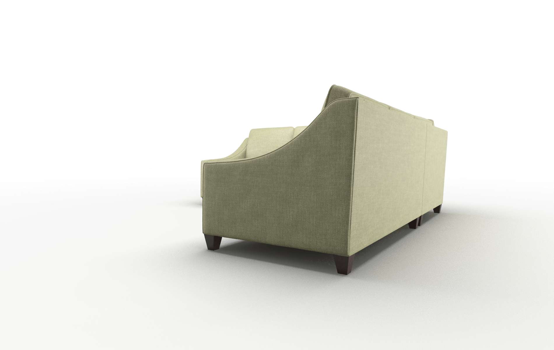 Sanda Rocket Evergreen Sectional espresso legs 4