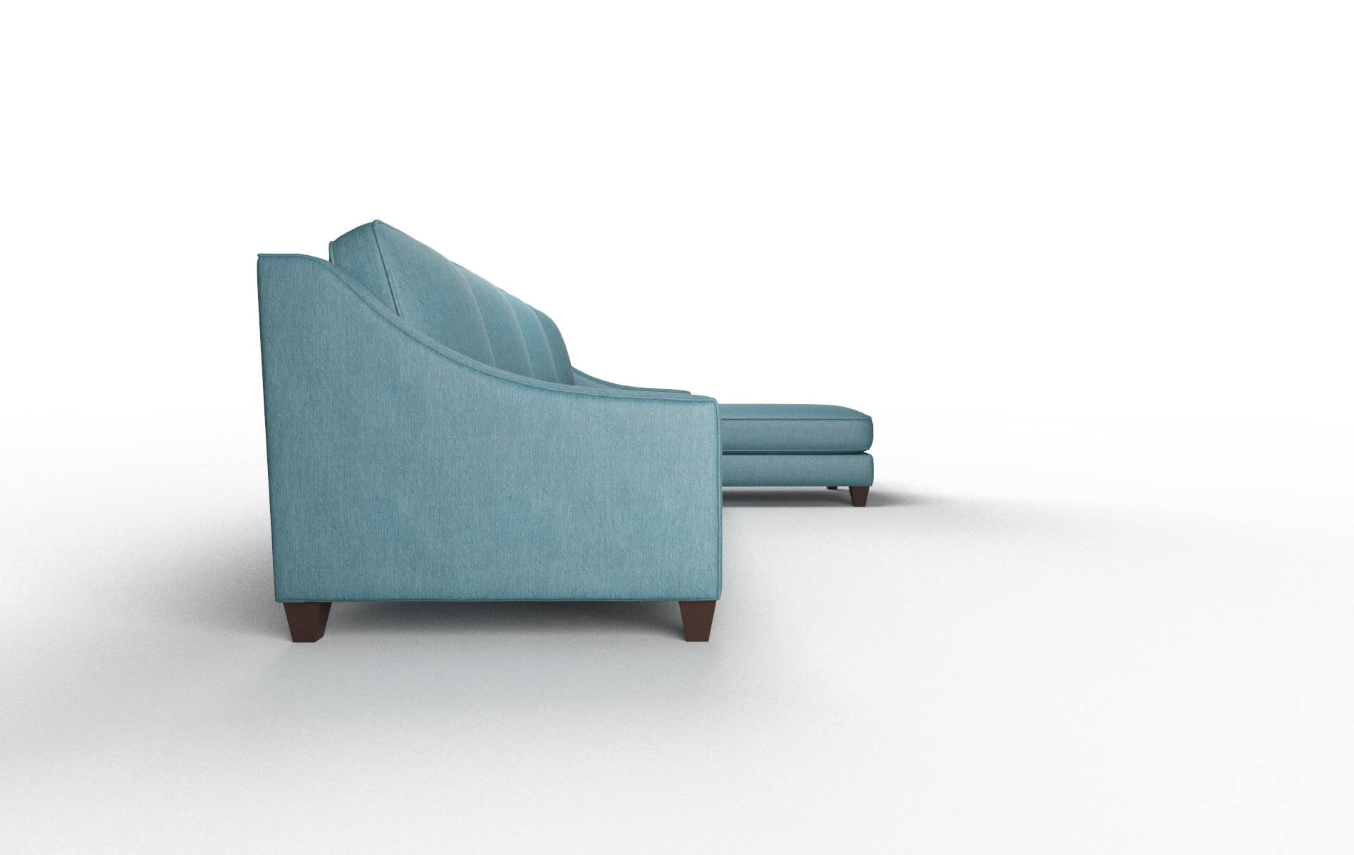 Sanda Royale Electric_blue Panel espresso legs 3