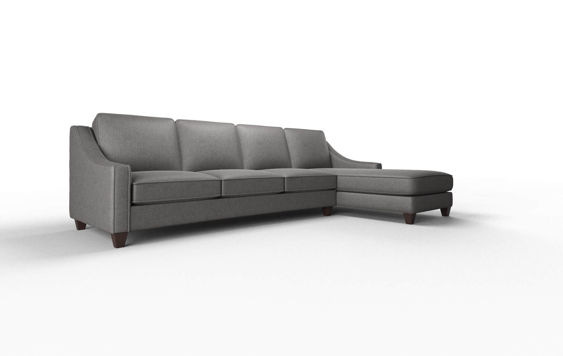 Sanda Sasha Grey Panel espresso legs 2