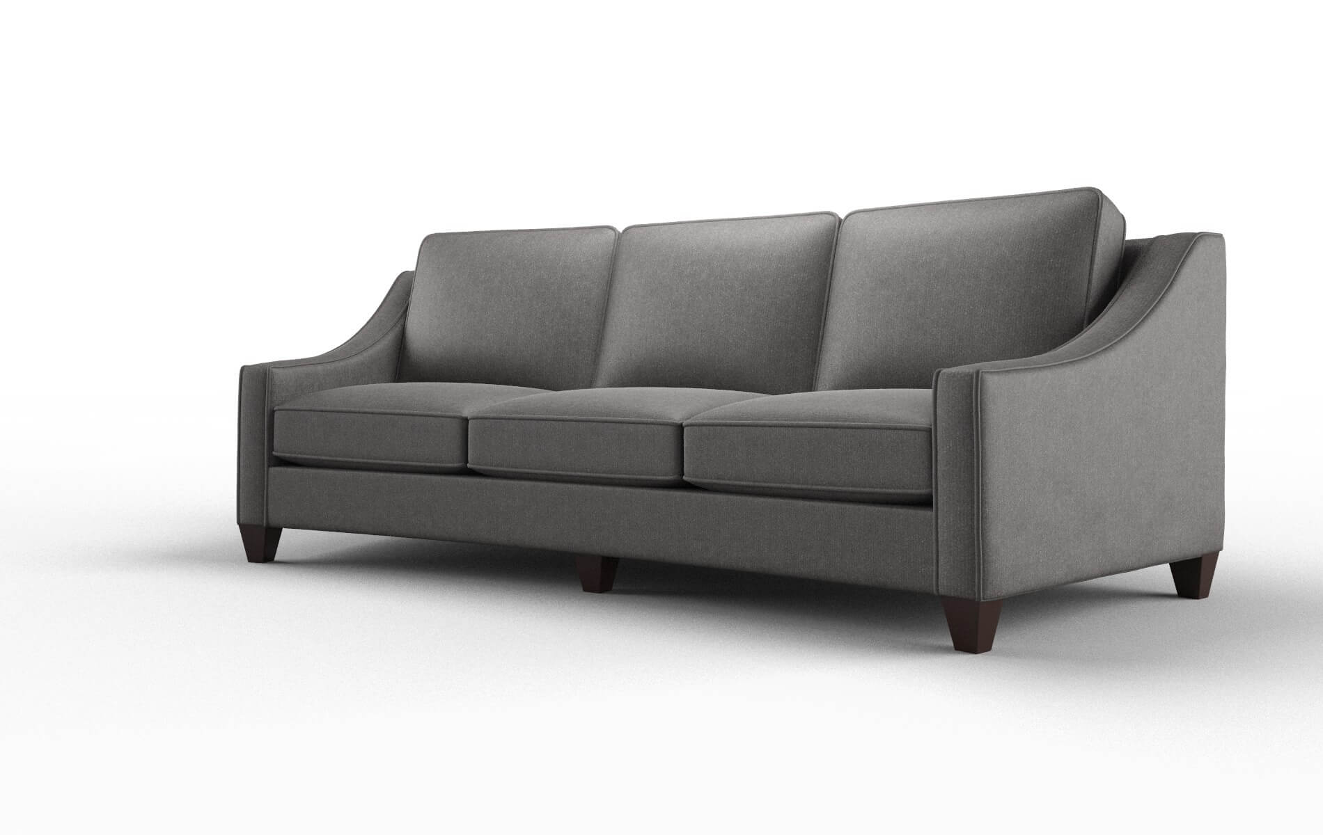 Sanda Sasha Grey Sofa espresso legs 4