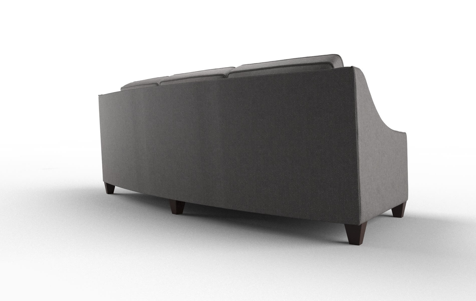 Sanda Sasha Grey Sofa espresso legs 5