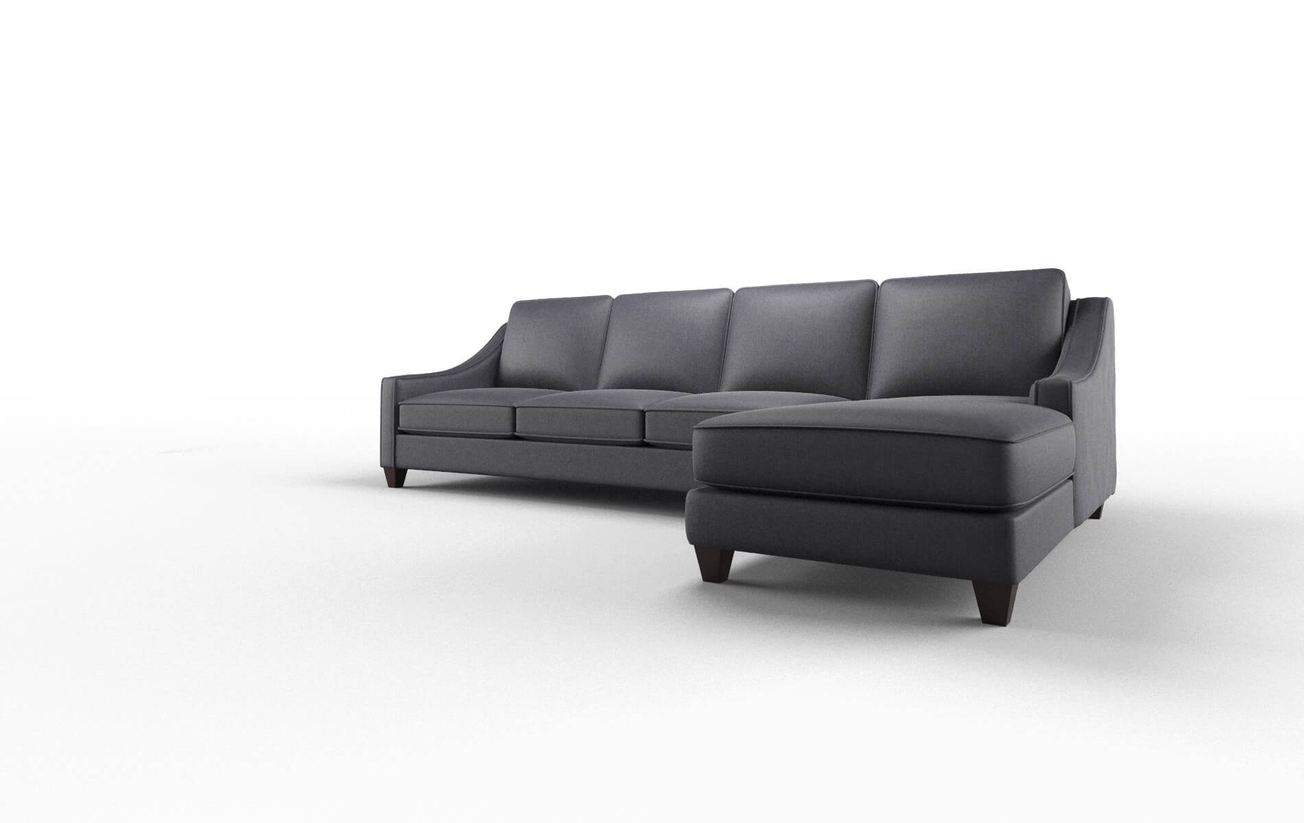 Sanda Sasha Navy Panel espresso legs 4