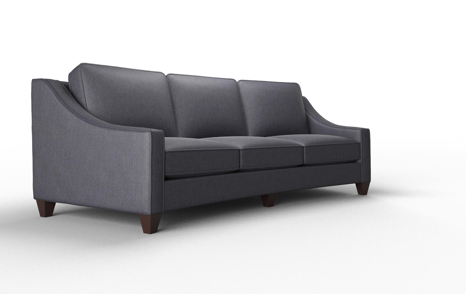 Sanda Sasha Navy Sofa espresso legs 2