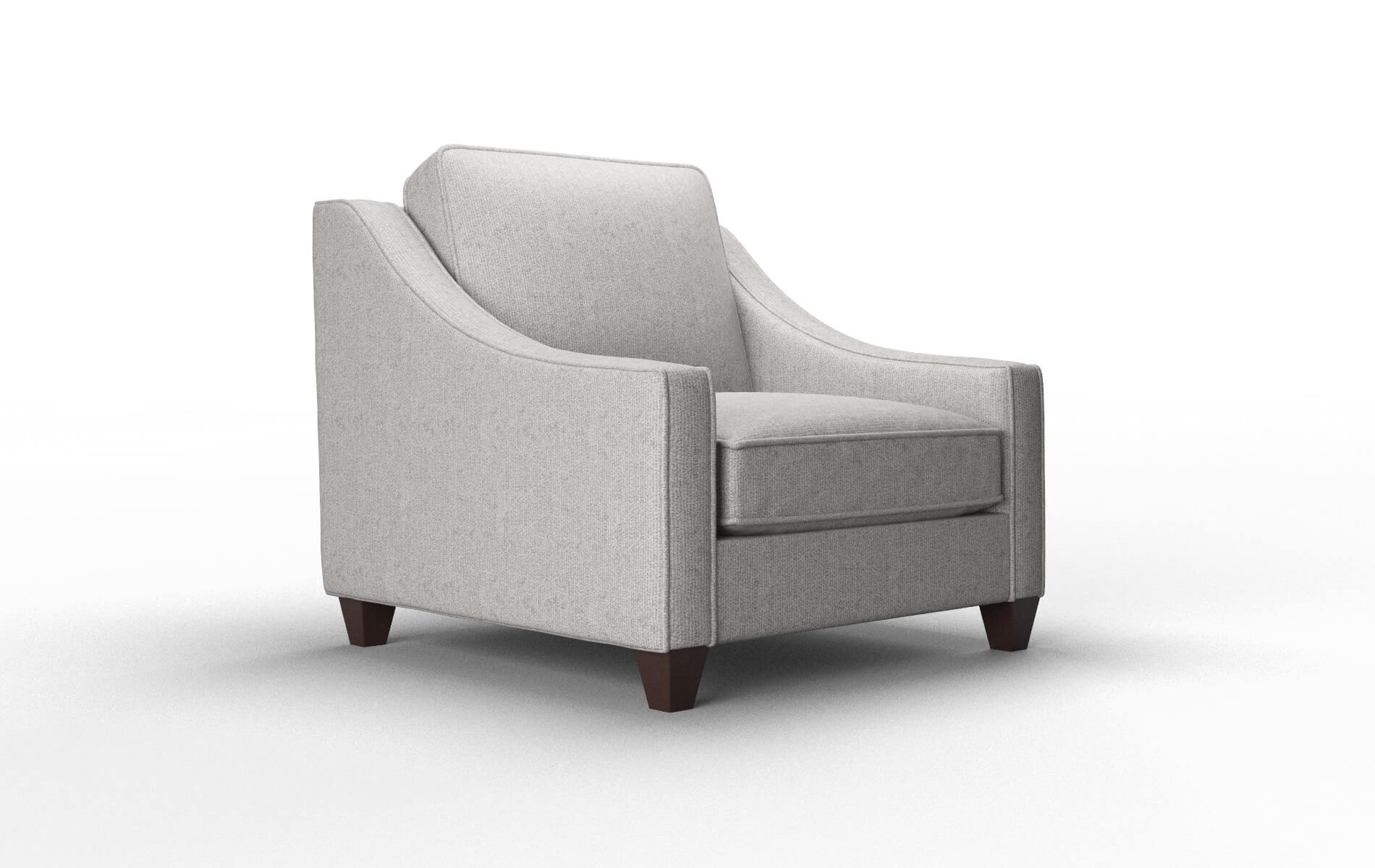 Sanda Sasha Silver Chair espresso legs 2