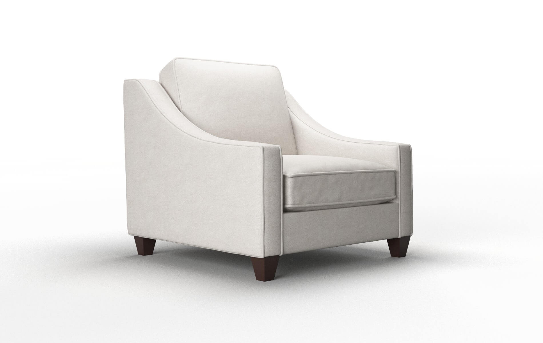 Sanda Suave Dove Chair espresso legs 2