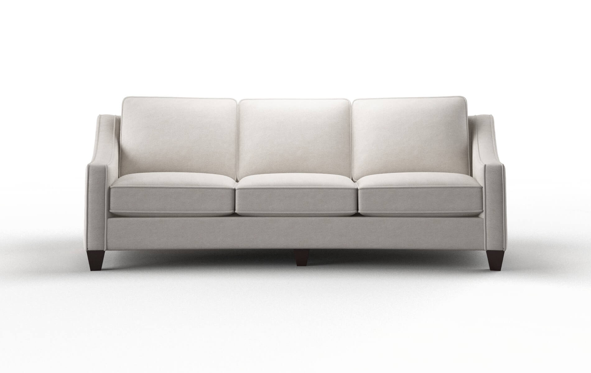 Sanda Suave Dove Sofa espresso legs 1