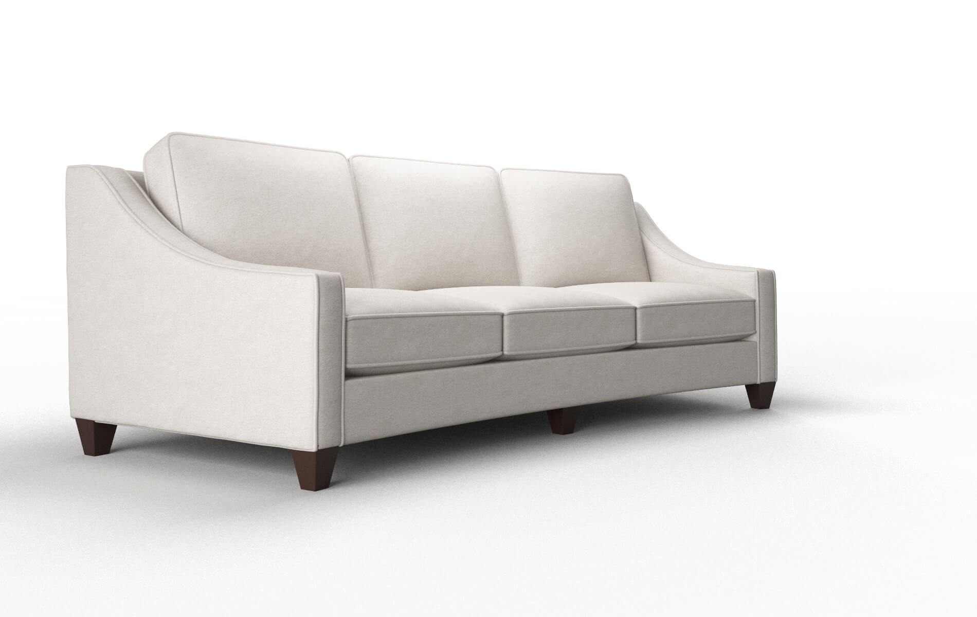 Sanda Suave Dove Sofa espresso legs 2