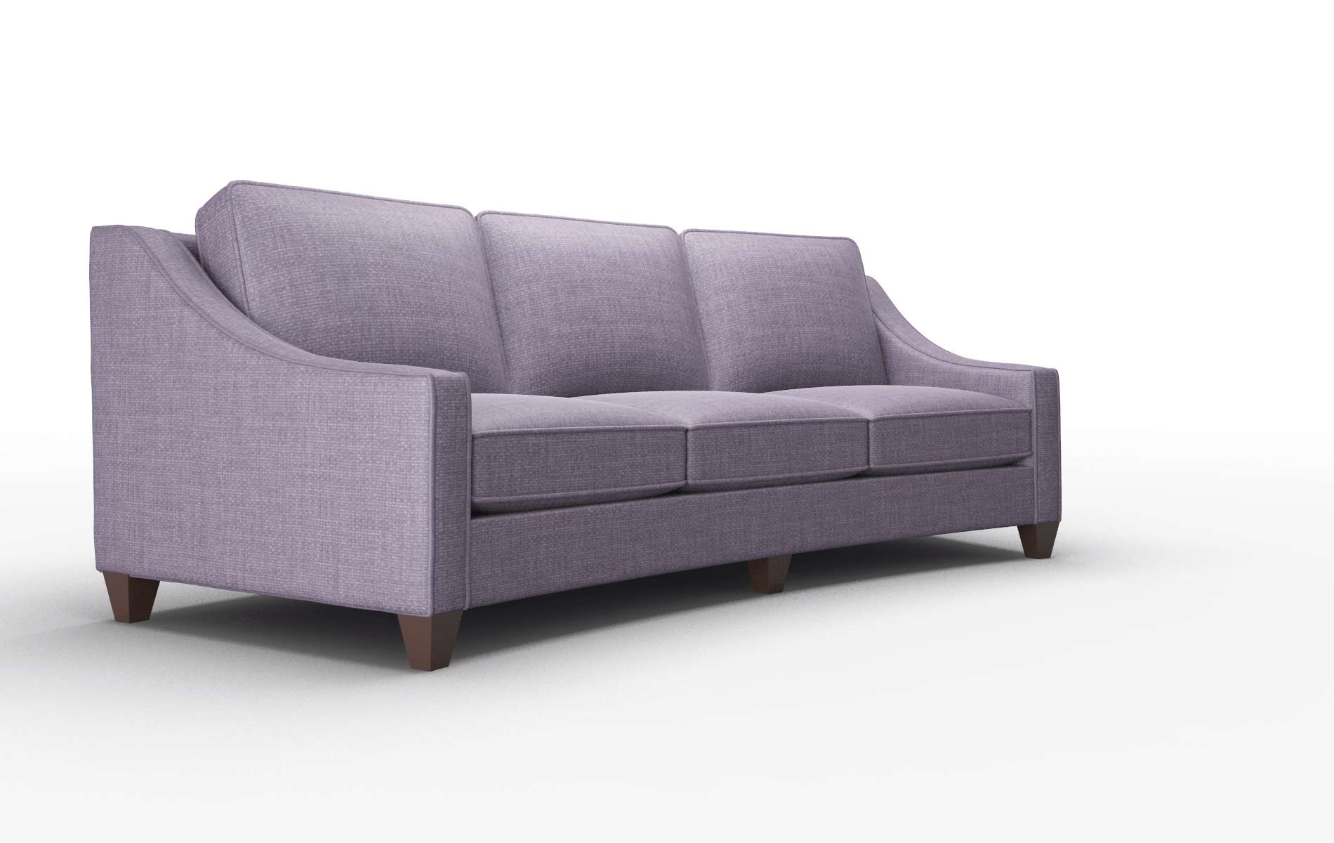 Sanda Tess Blackberry Sofa espresso legs 2