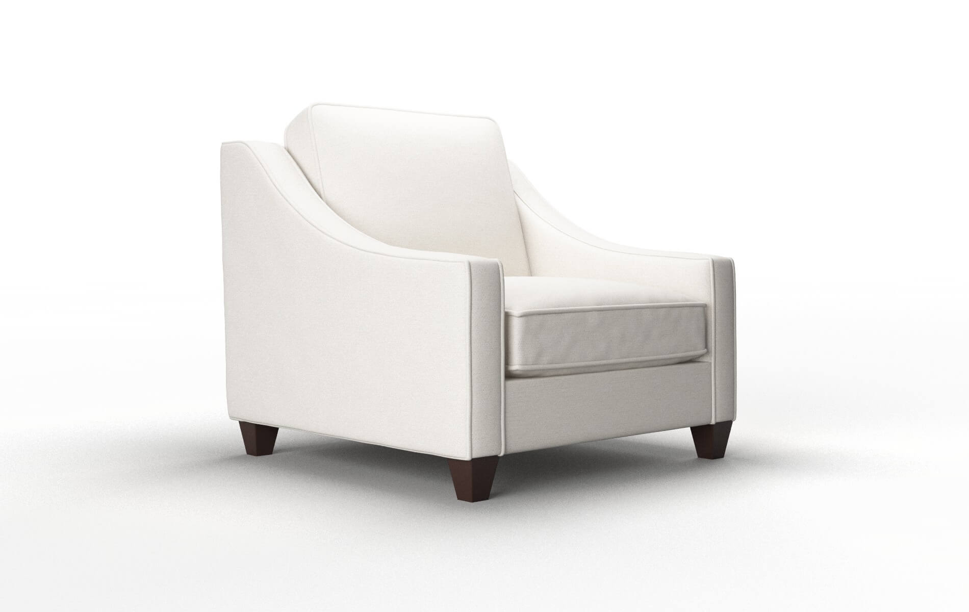 Sanda Venice Eggshell Chair espresso legs 2