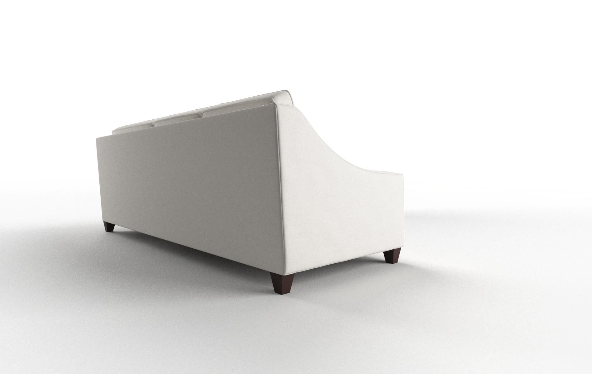 Sanda Venice Eggshell Sectional espresso legs 3