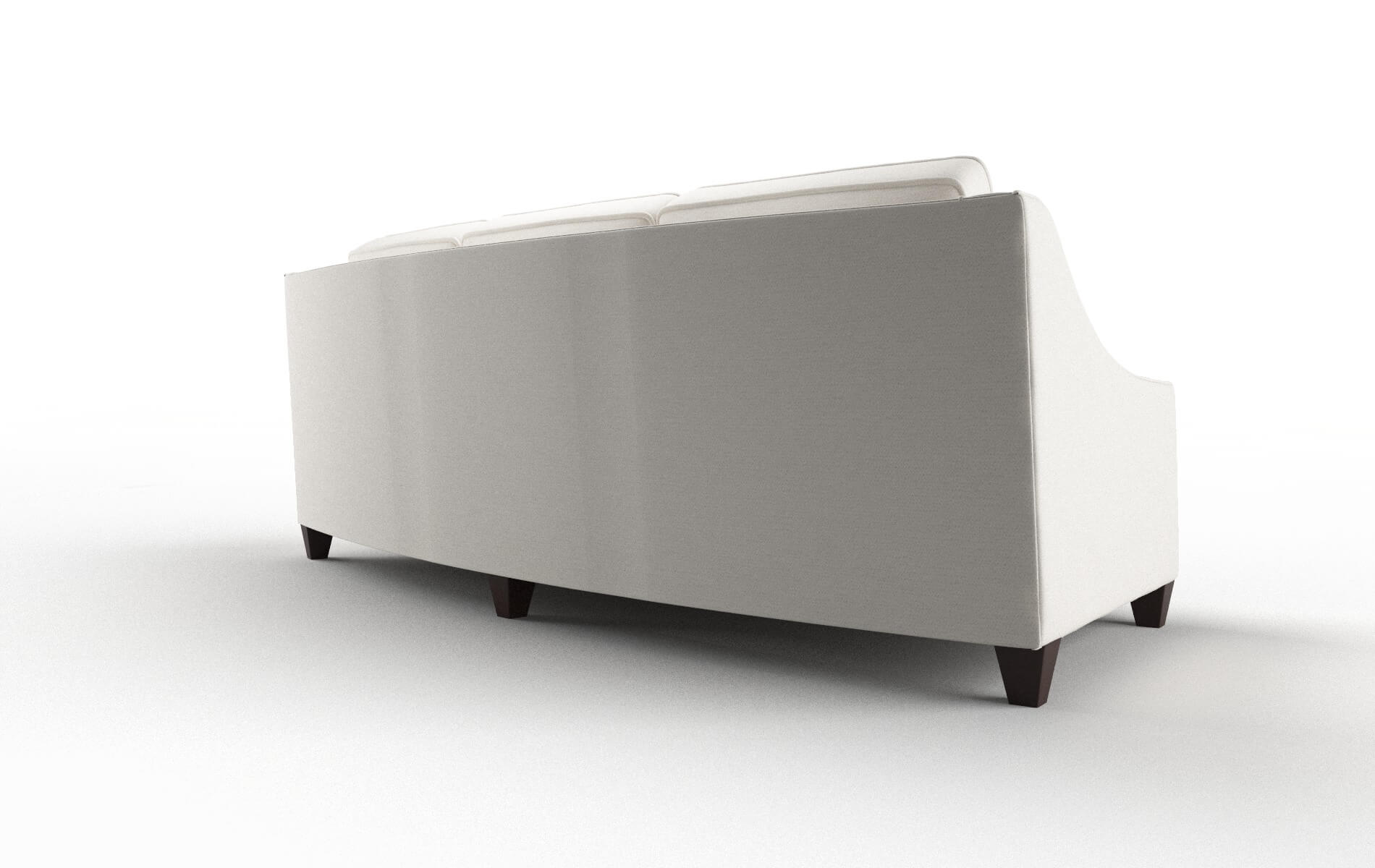 Sanda Venice Eggshell Sofa espresso legs 5