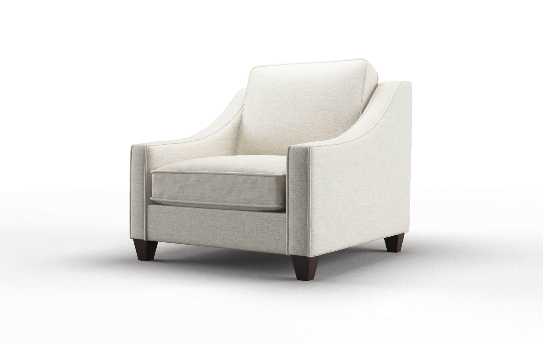 Sanda Venus Cream Chair espresso legs 4