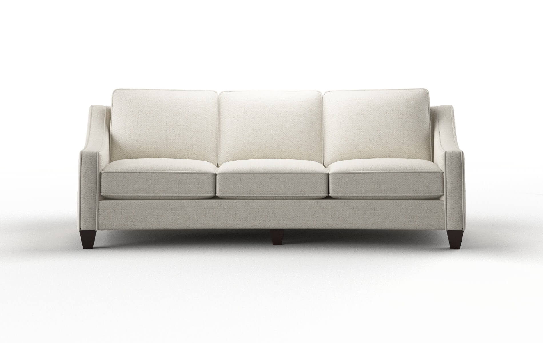 Sanda Venus Cream Sofa espresso legs 1