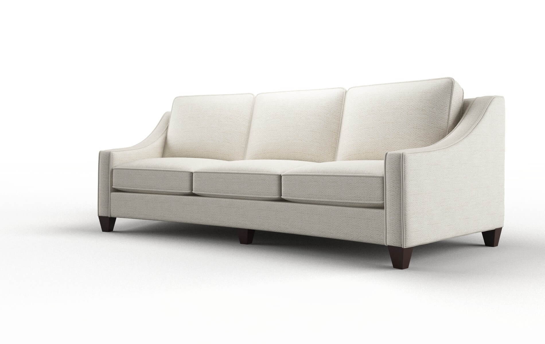 Sanda Venus Cream Sofa espresso legs 4