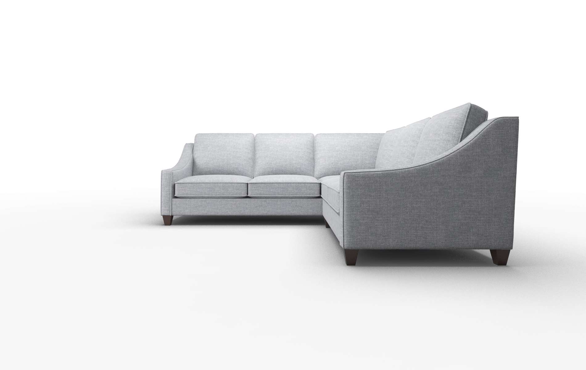 Sanda Venus Mist Sectional espresso legs 5