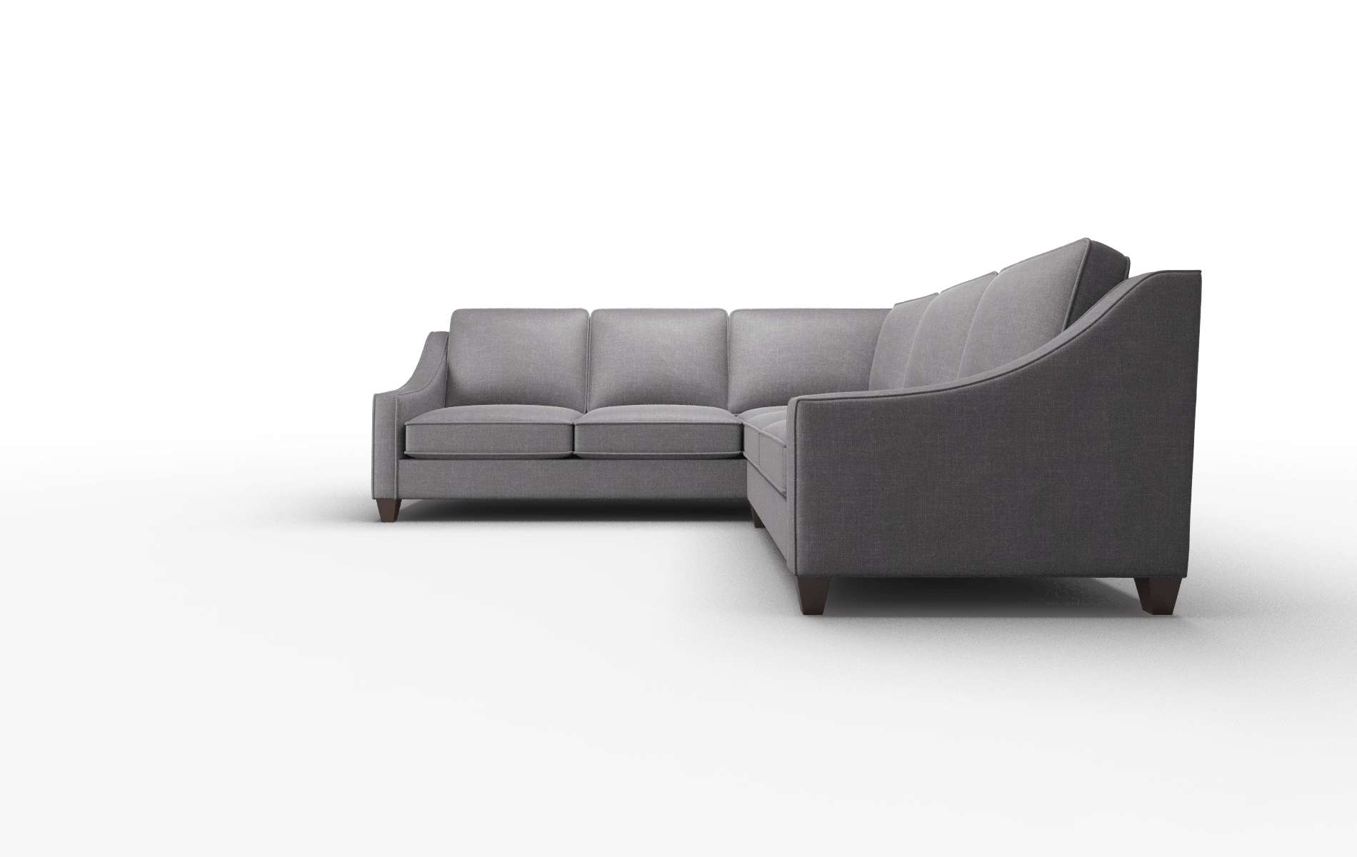 Sanda Venus Onyx Sectional espresso legs 5