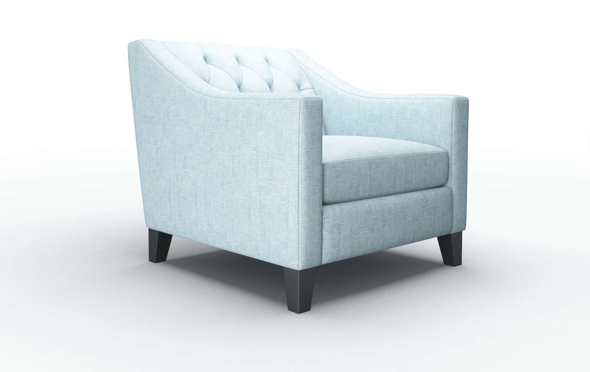 Seville Atlas Turquoise Chair espresso legs 2