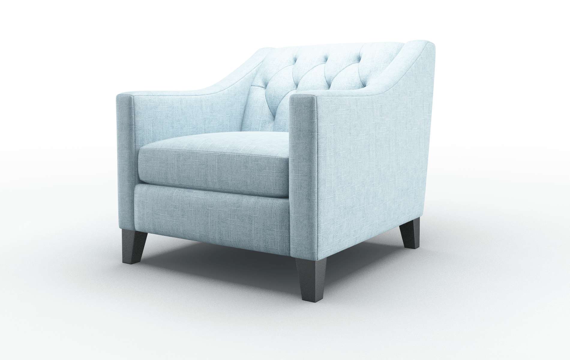 Seville Atlas Turquoise Chair espresso legs 4