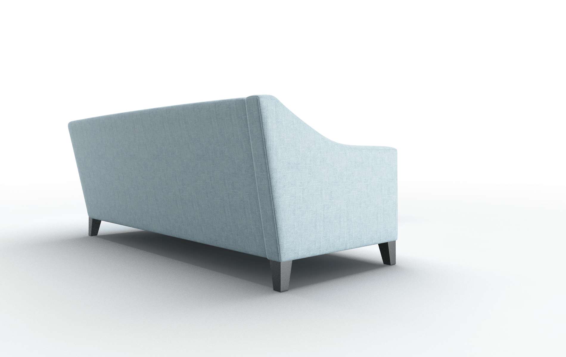 Seville Atlas Turquoise Sectional espresso legs 3