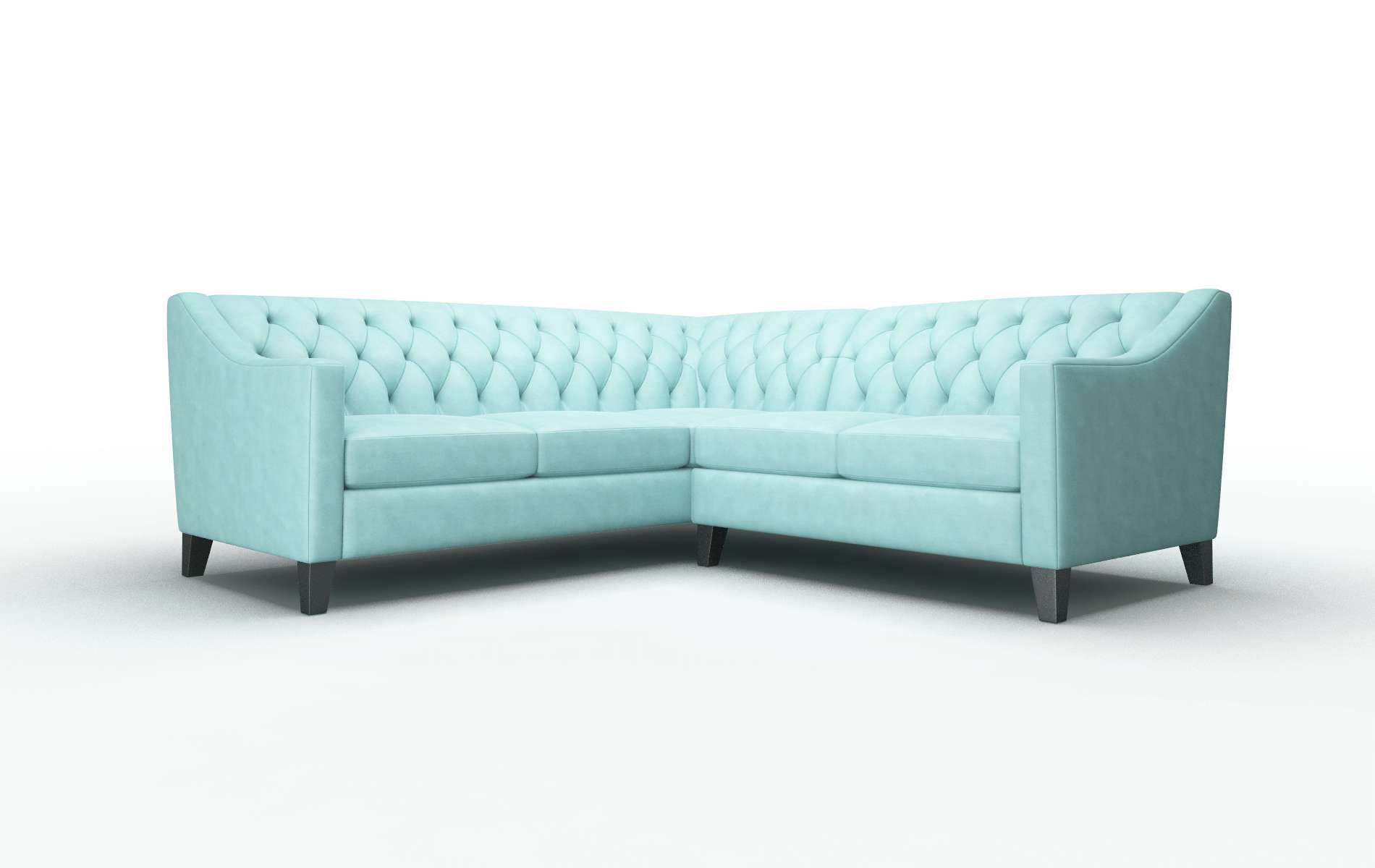 Seville Avalon_hp Aqua Sectional espresso legs 1