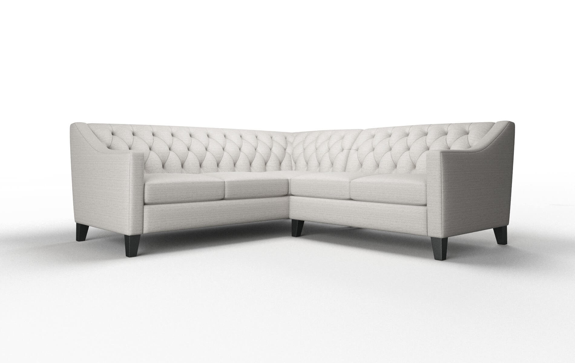 Seville Avenger Dolphin Sectional espresso legs 1