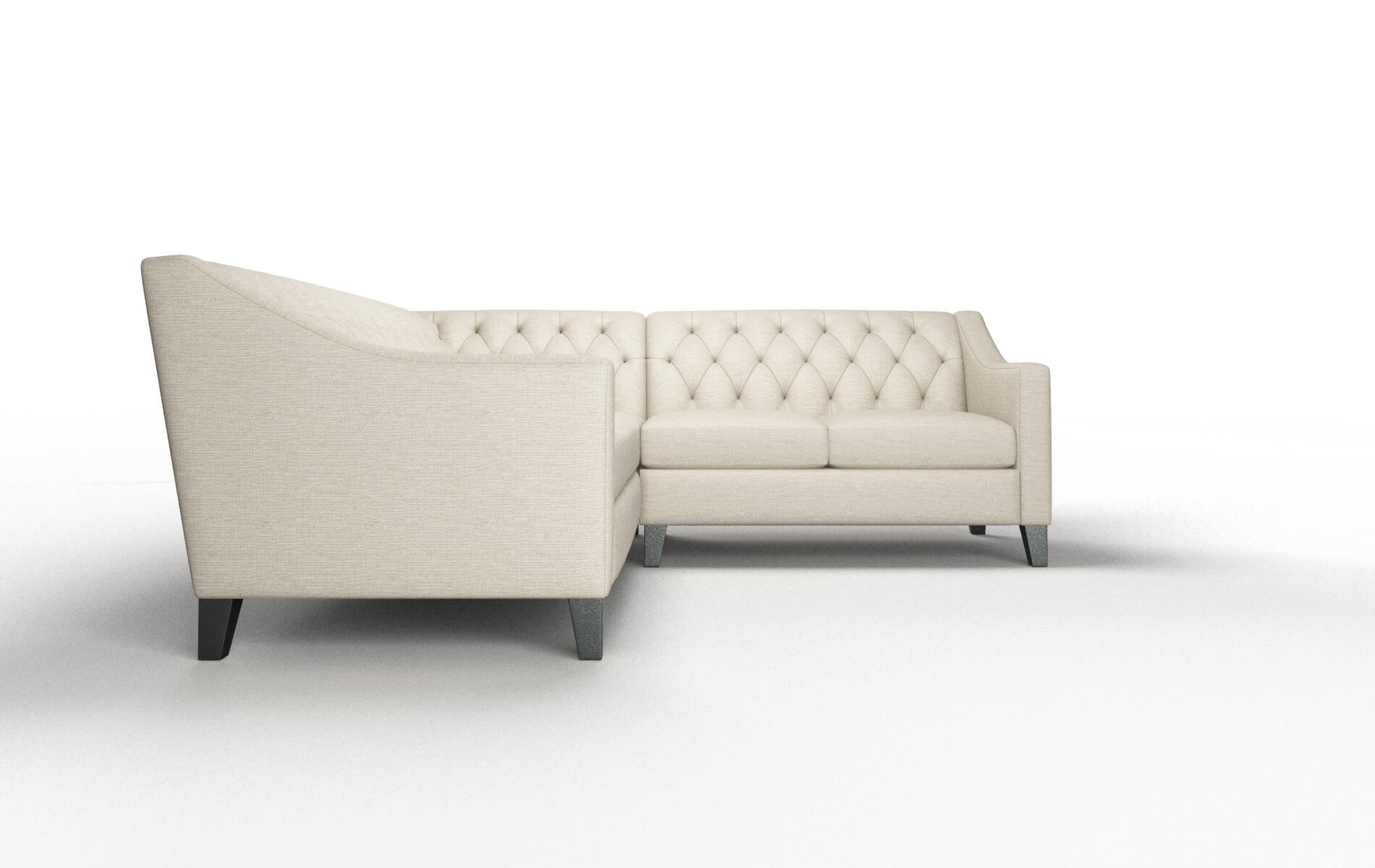 Seville Avenger Pumice Sectional espresso legs 2