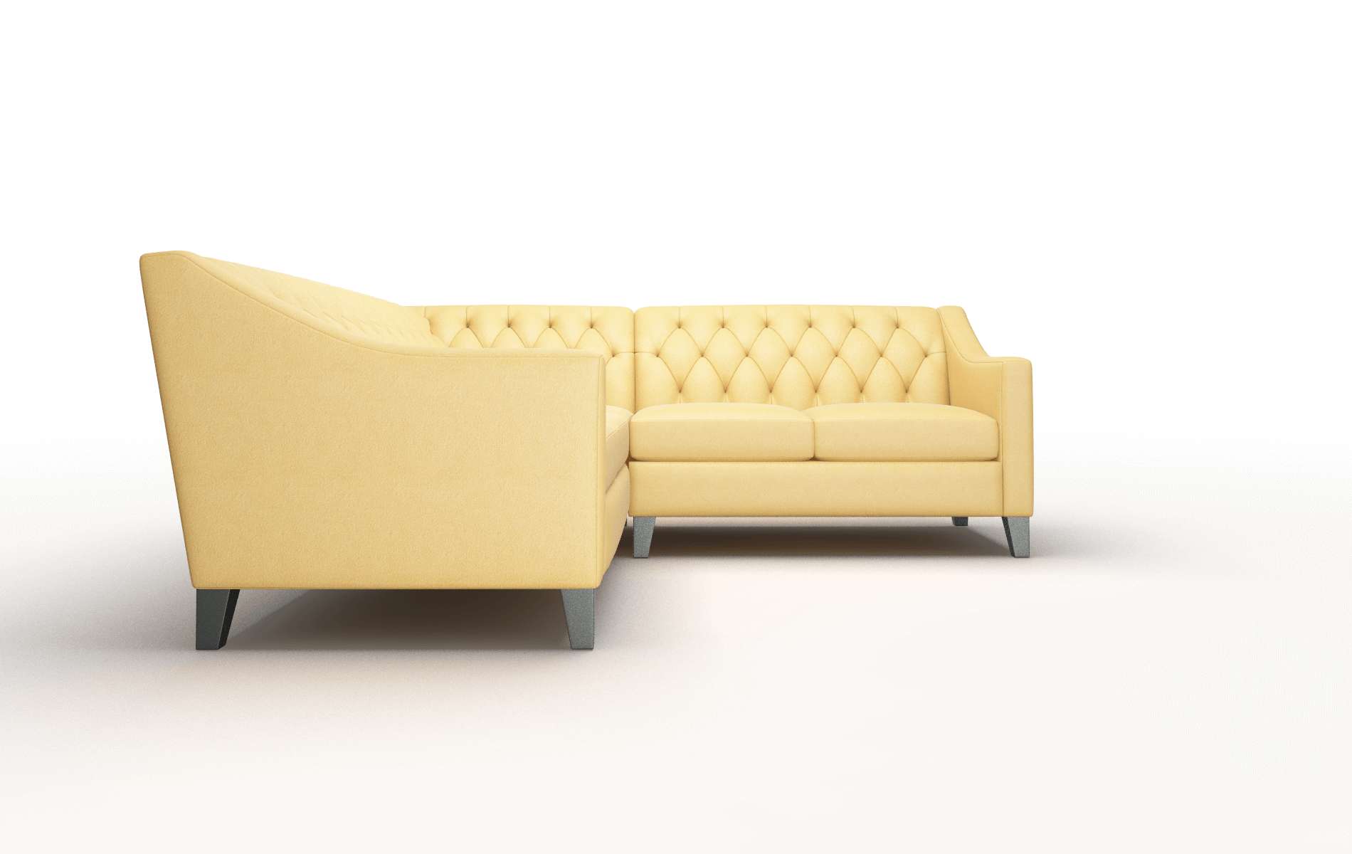 Seville Bella Amber Sectional espresso legs 2