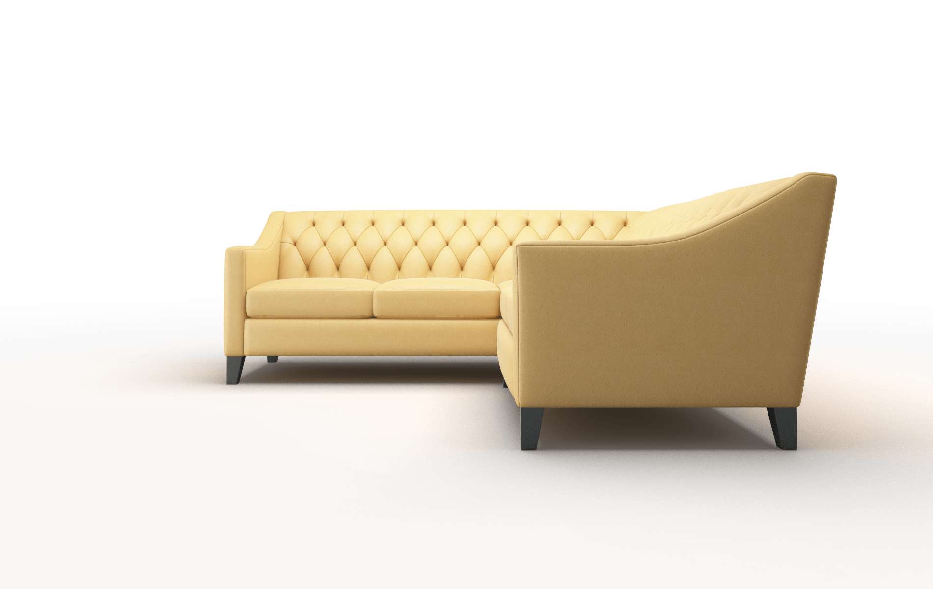 Seville Bella Amber Sectional espresso legs 5