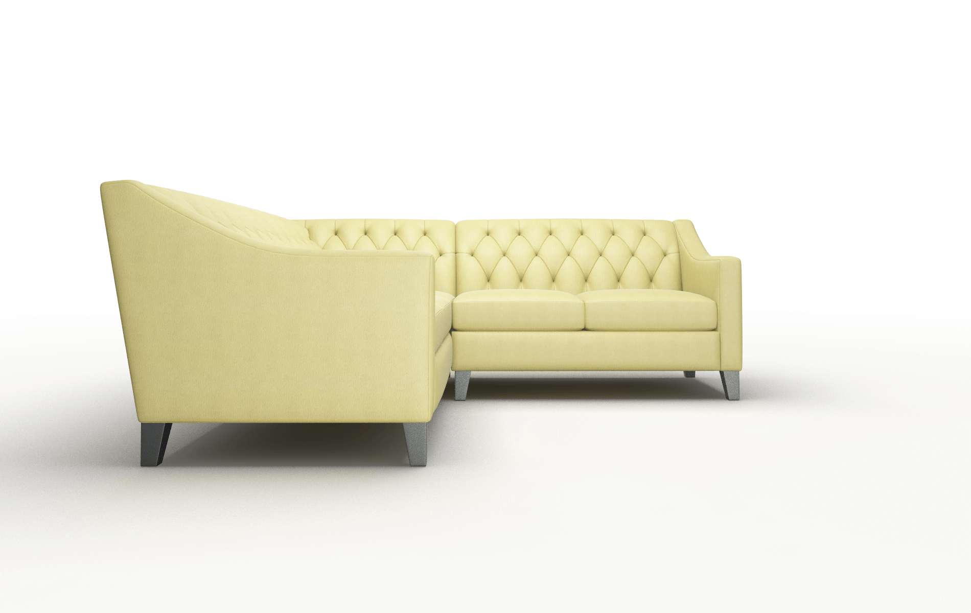 Seville Bella Apple Sectional espresso legs 2