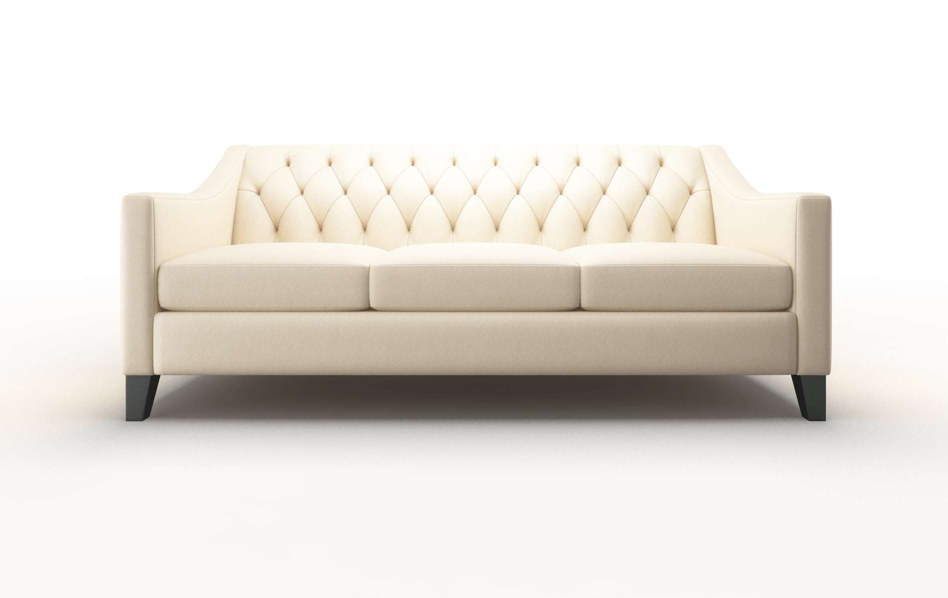 Seville Bella Buckwheat Sofa espresso legs 1