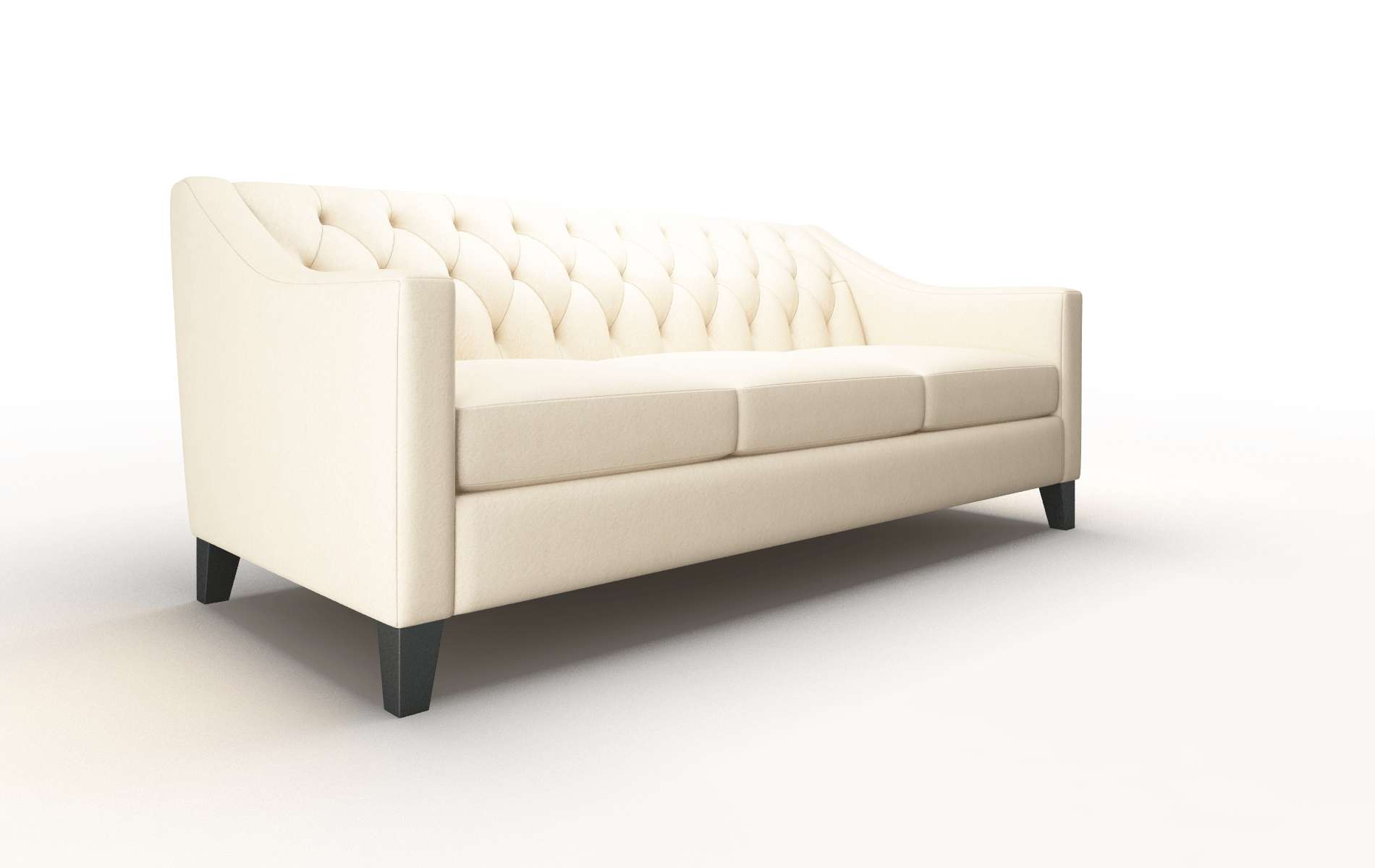 Seville Bella Buckwheat Sofa espresso legs 2
