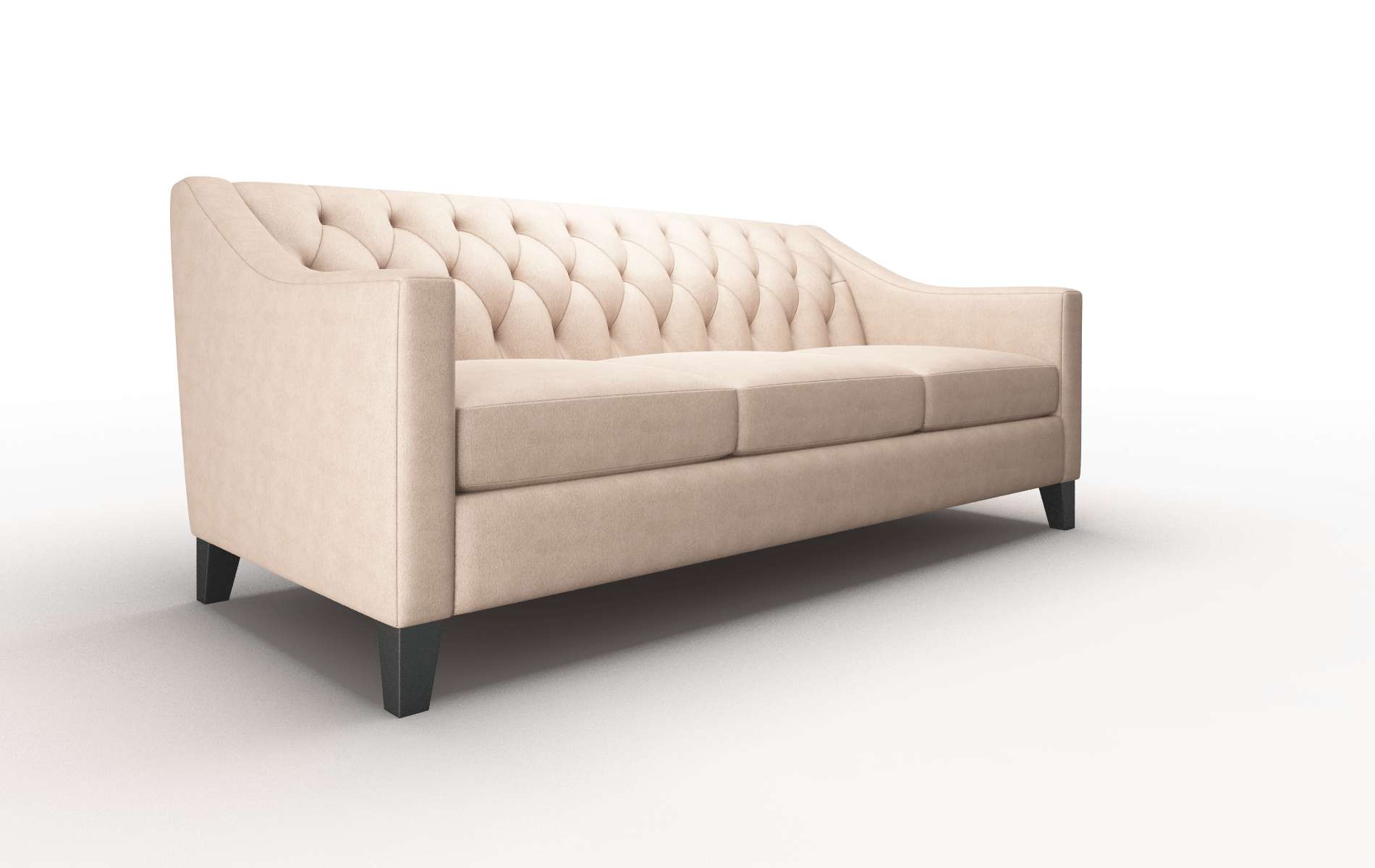 Seville Bella Cocoa Sofa espresso legs 2