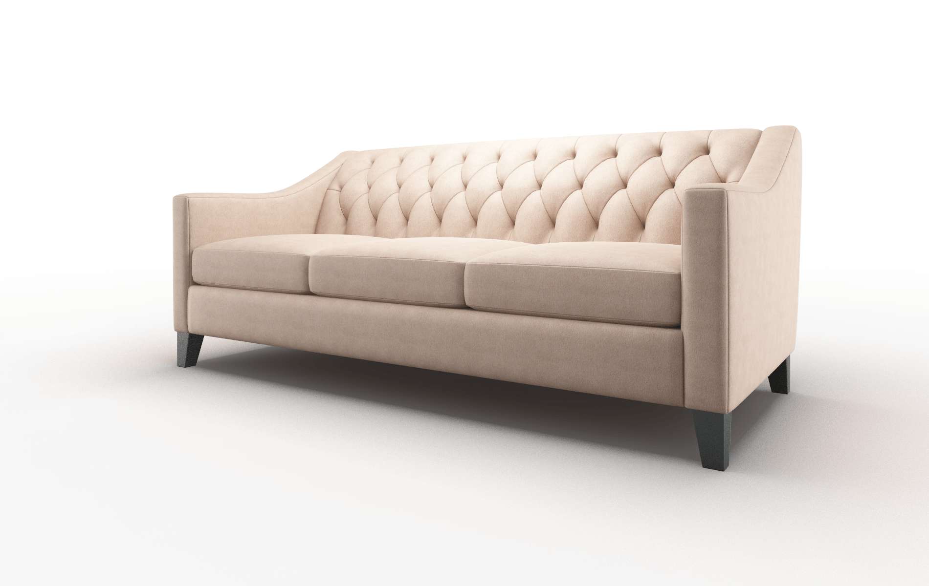 Seville Bella Cocoa Sofa espresso legs 4