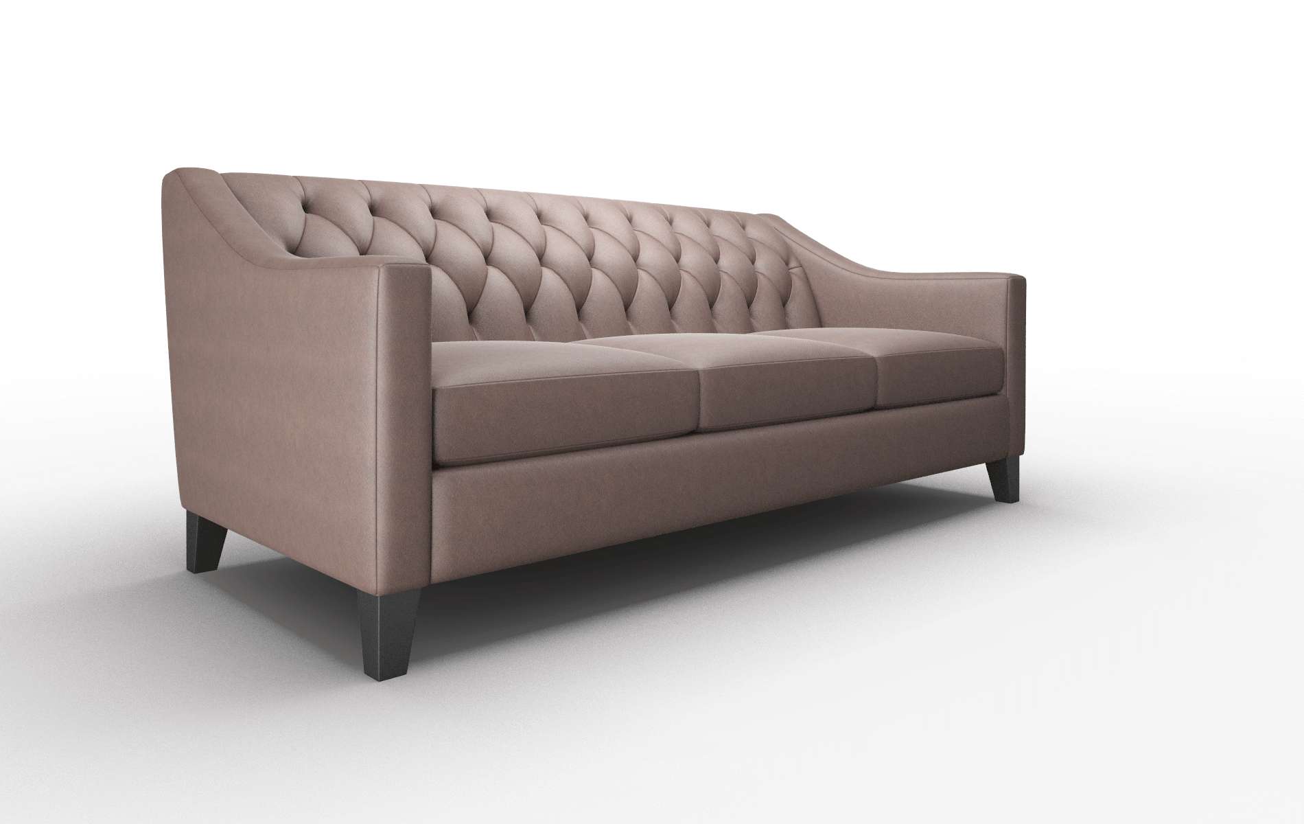 Seville Bella Espresso Sofa espresso legs 2