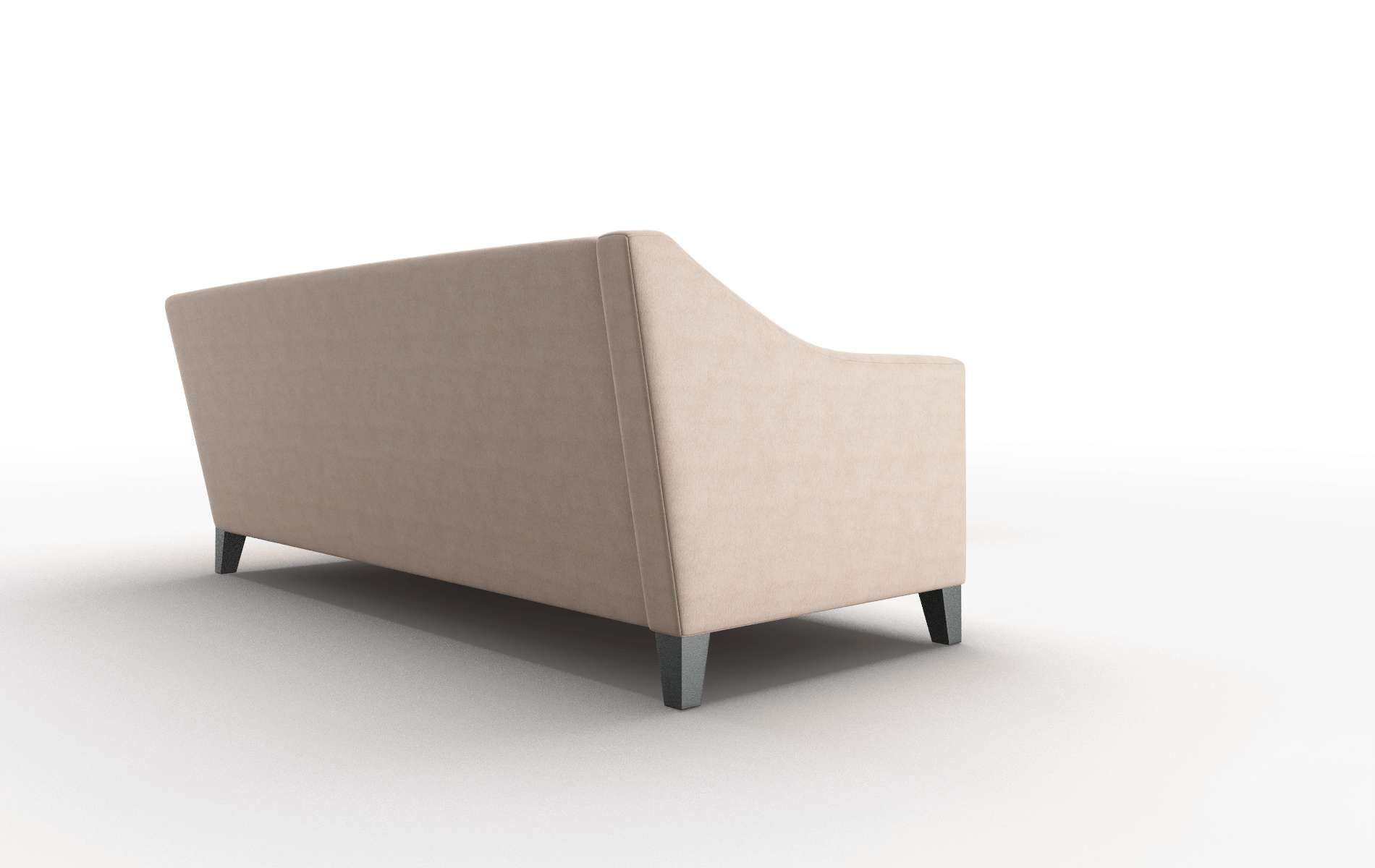 Seville Bella Pewter Sectional espresso legs 3