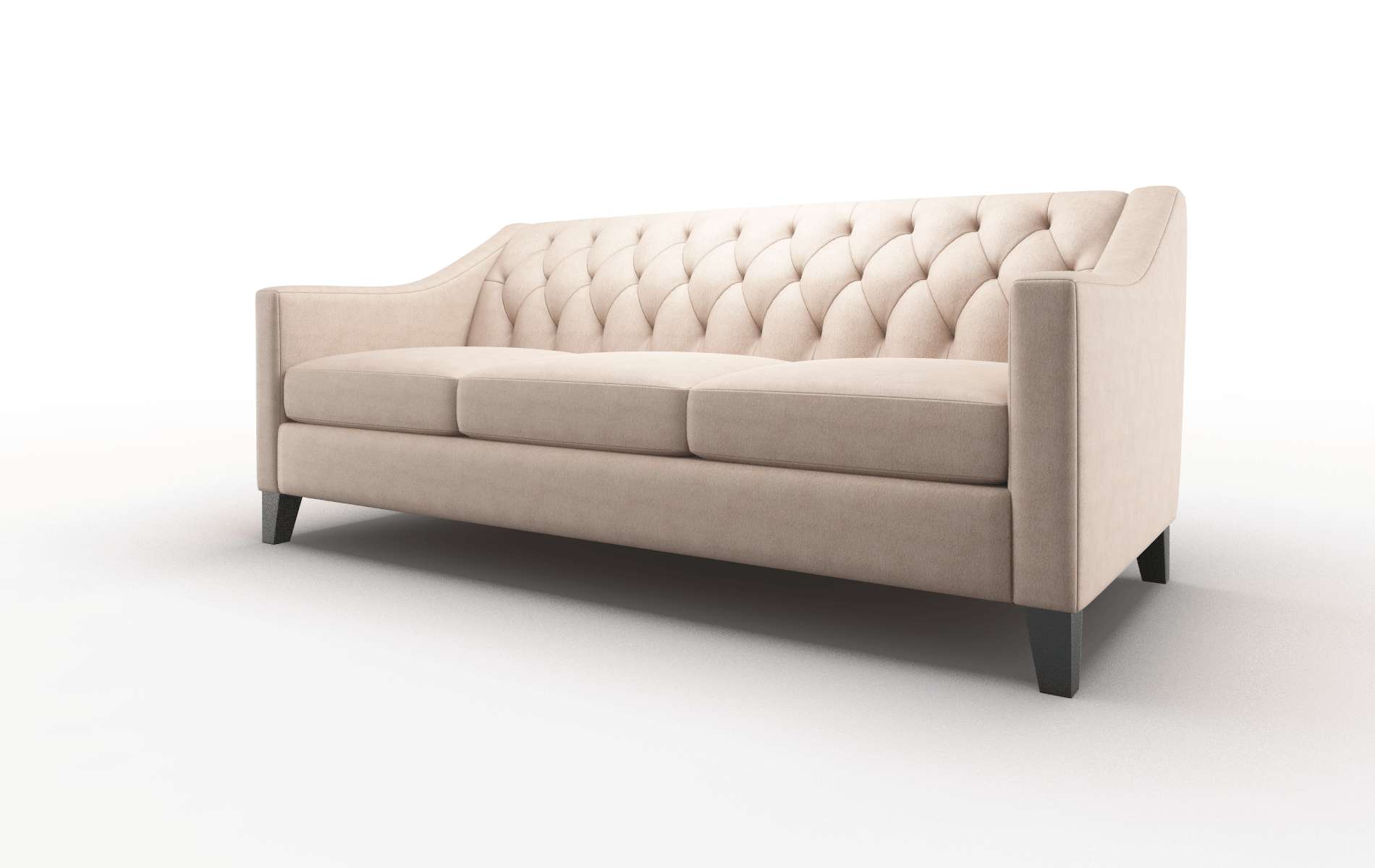 Seville Bella Pewter Sofa espresso legs 4